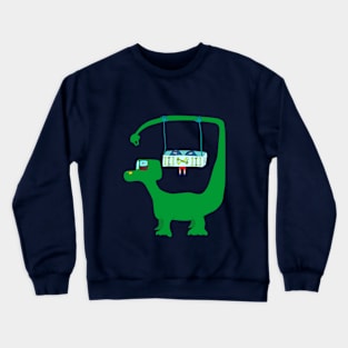 Industrial Dinosaur Machines Crewneck Sweatshirt